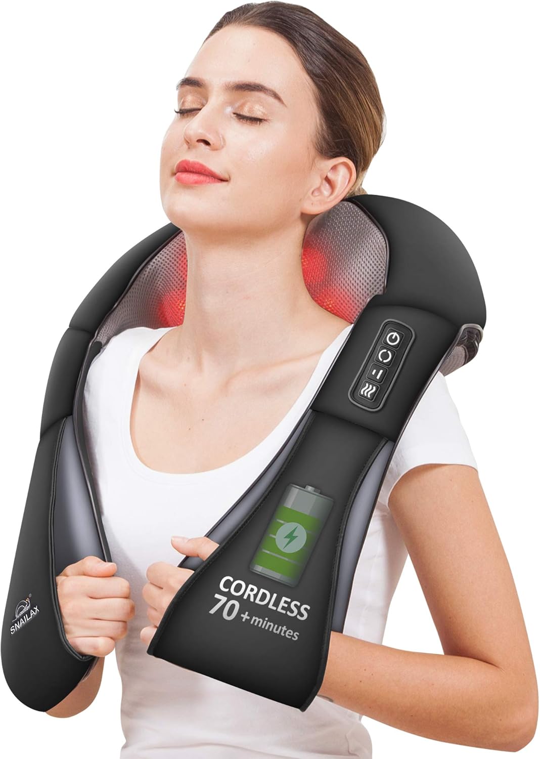 Snailax Cordless Neck Back and Shoulder Massager