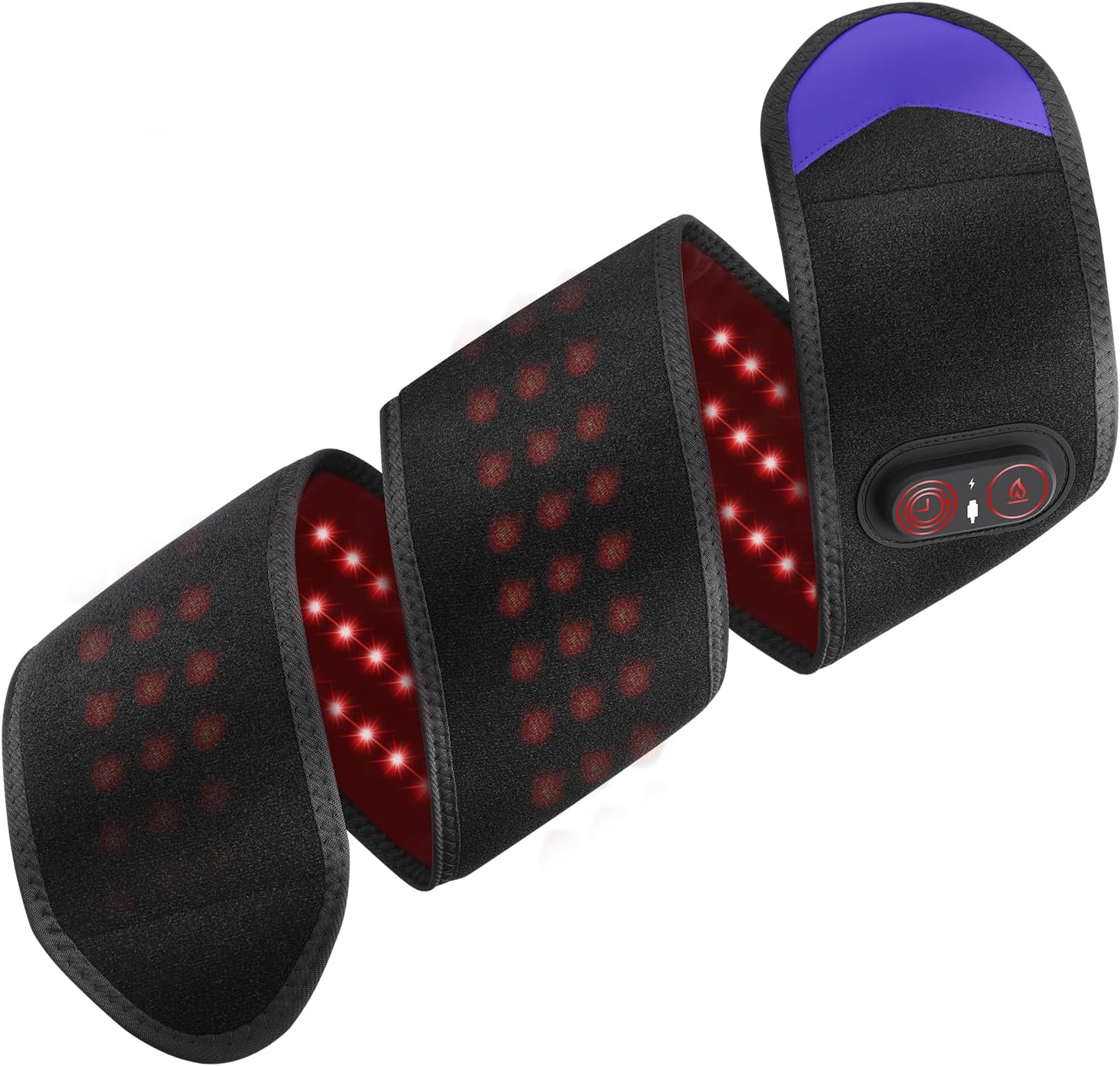 Cordless Heating Pad for Arm Elbow Leg, Heating Pad Body Wrap with Red Light