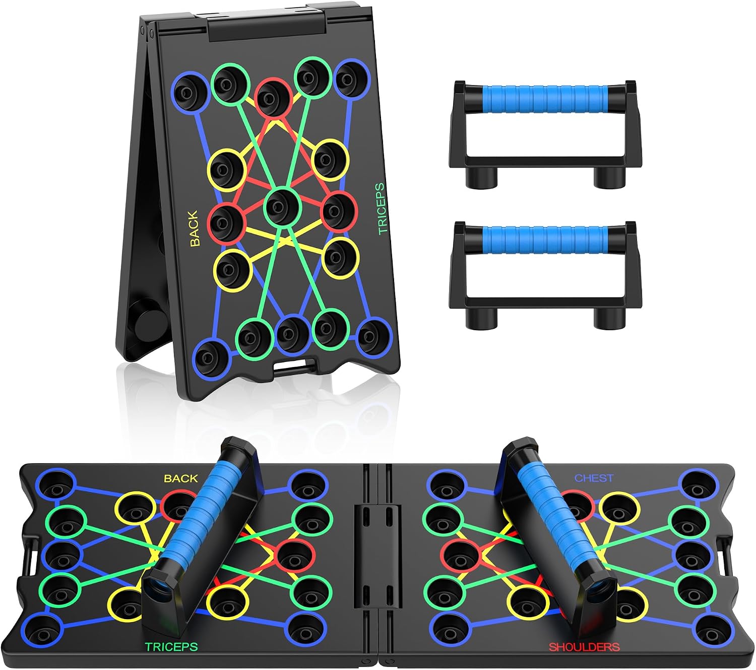 Foldable Push Up Board, 24-In-1 Multi-function Home Workout Equipment