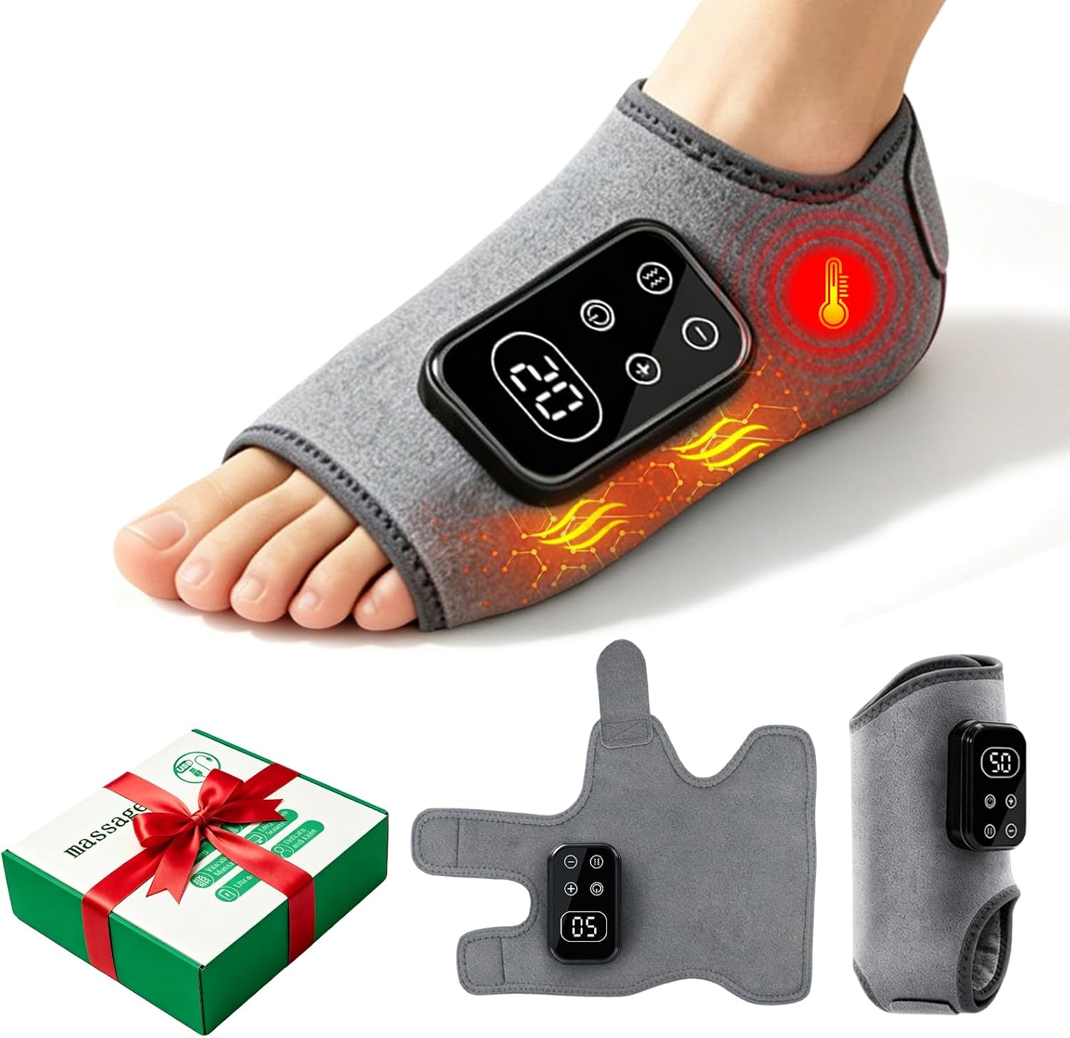Foot Massager with Heat Vibration