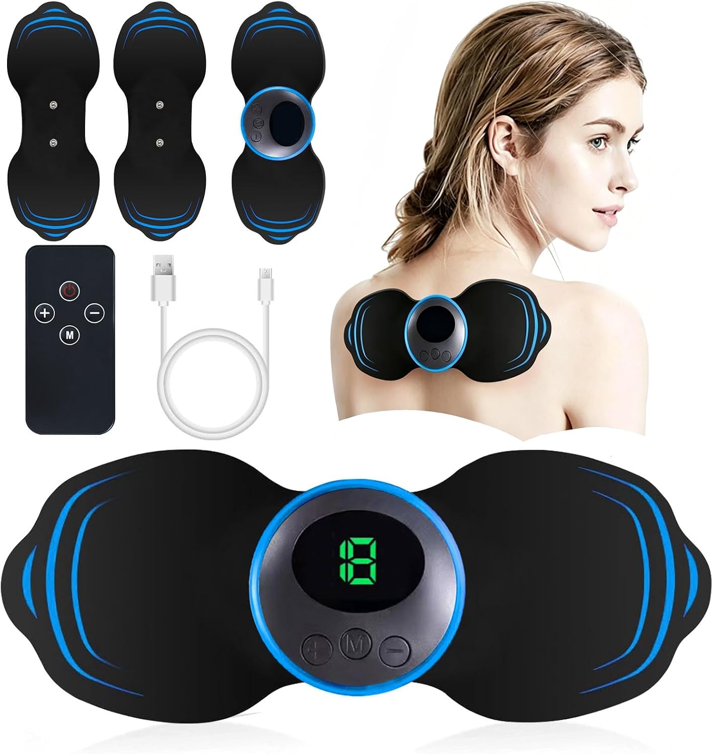 Wirelss TENS Machine for Pain Relief,Nerve Muscle Stimulator
