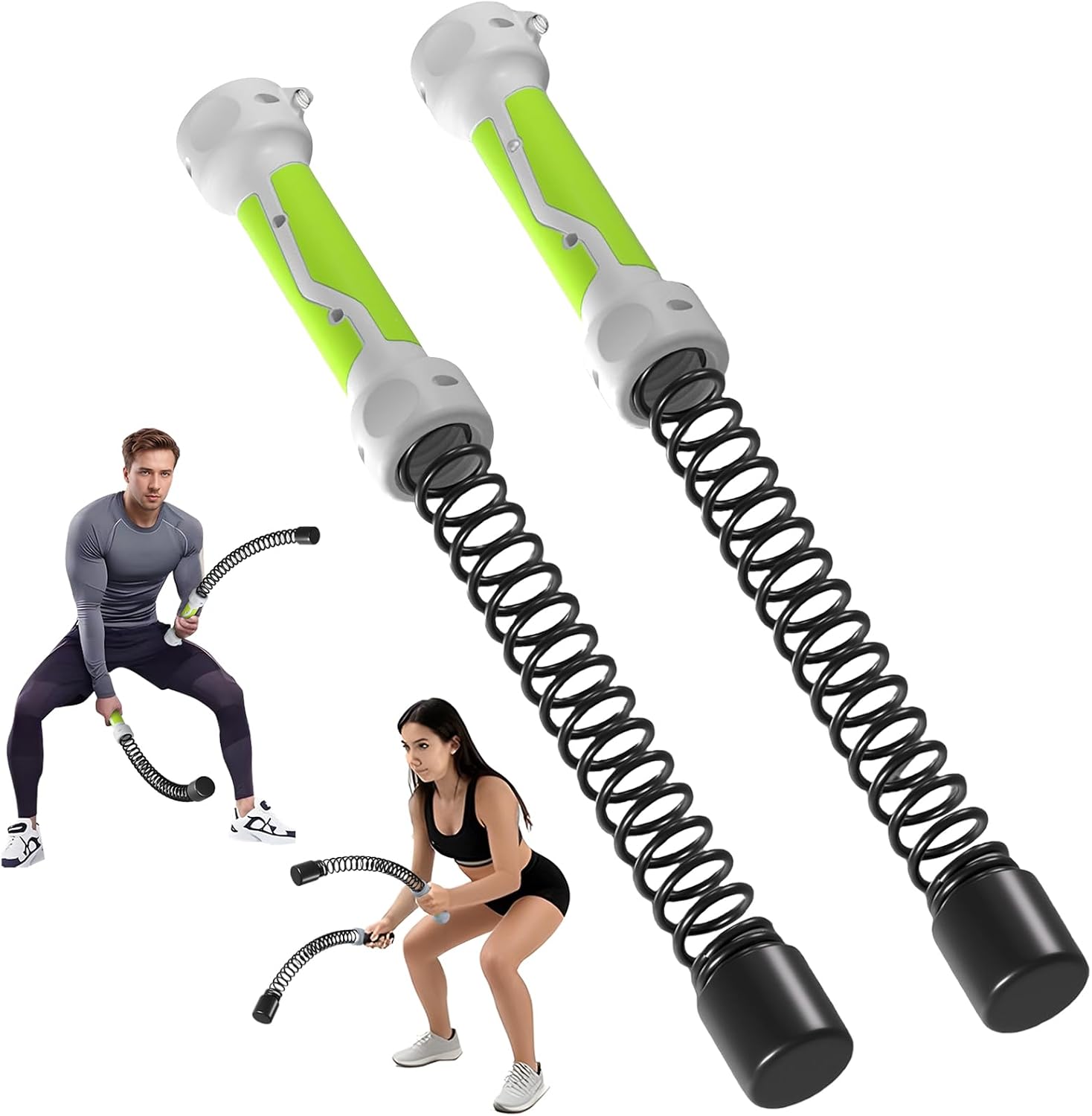 1 Pair Adjustable Ropeless Battle Ropes