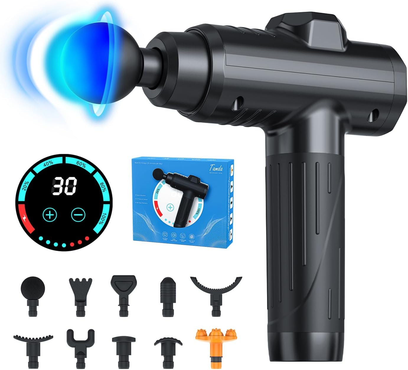 Massage Gun Deep Tissue, Portable Muscle Massage Device