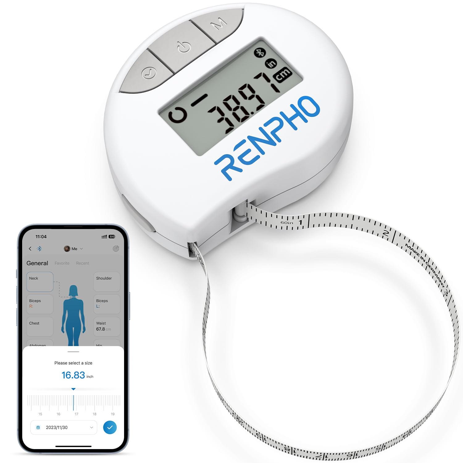 RENPHO Smart Tape Measure Body