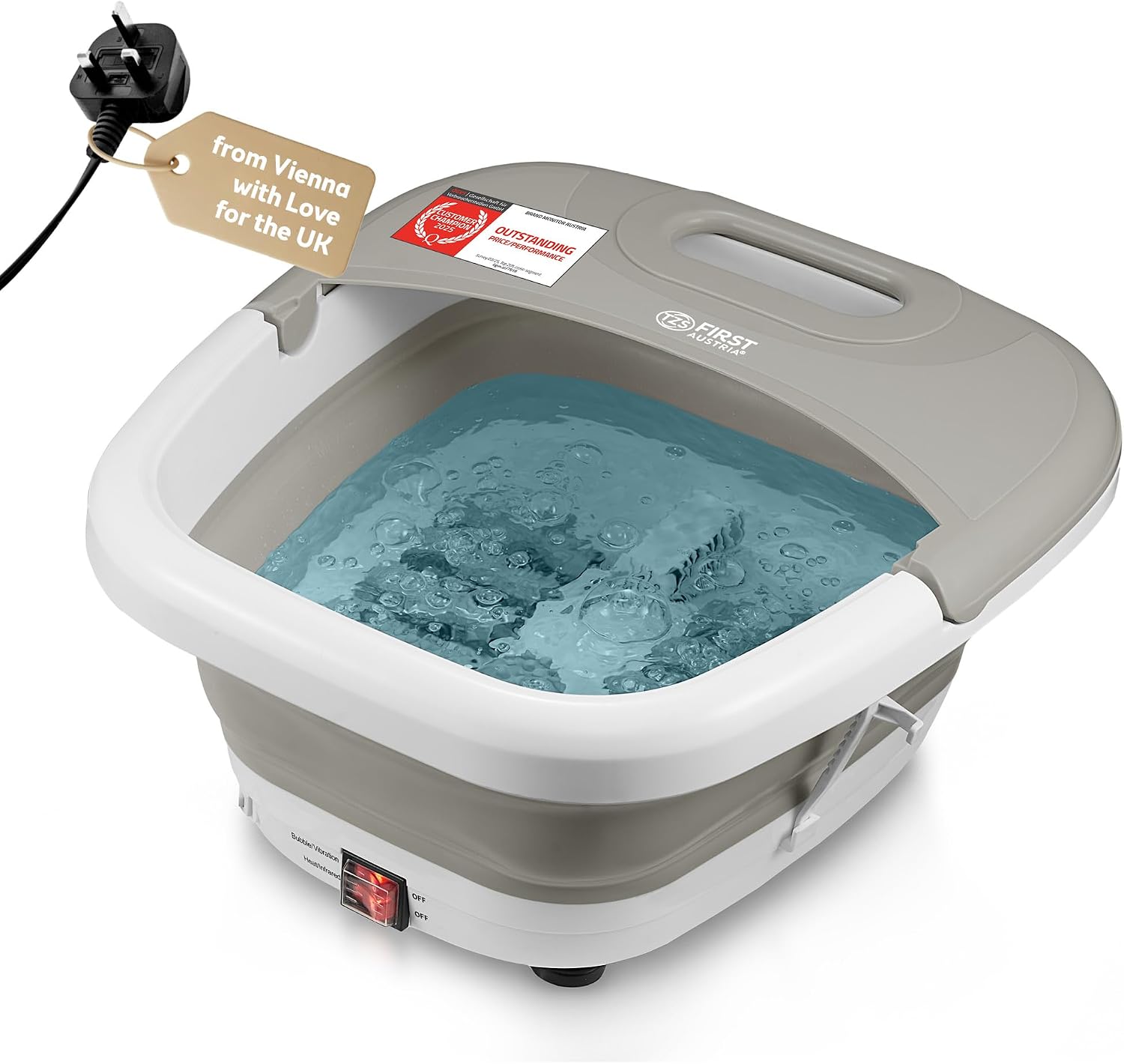 TZS First Austria - Foldable Foot spa Foot Massager