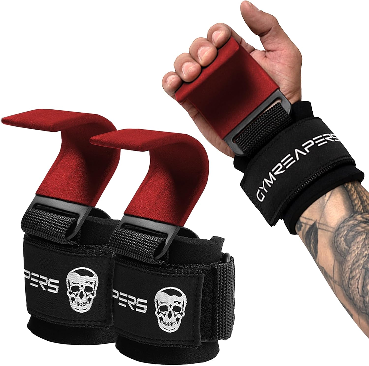 Gymreapers Weight Lifting Hooks (Pair)