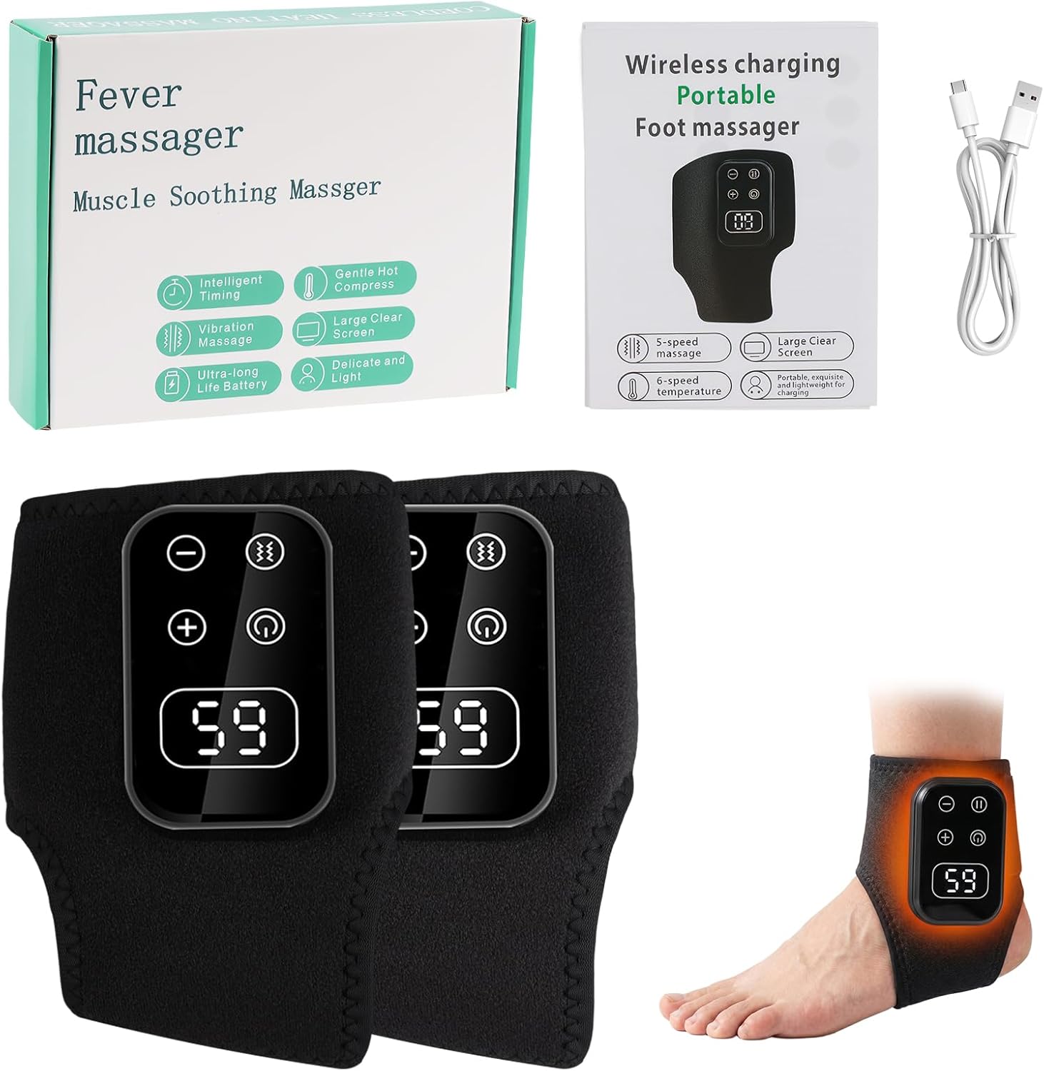 3-in-1 Heated Foot Massagers