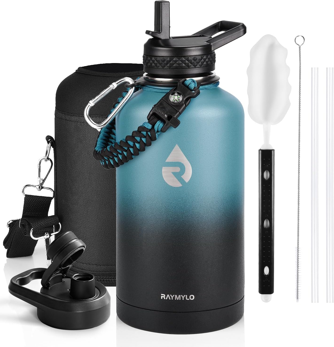 RAYMYLO 2L Insulated Water Bottle,