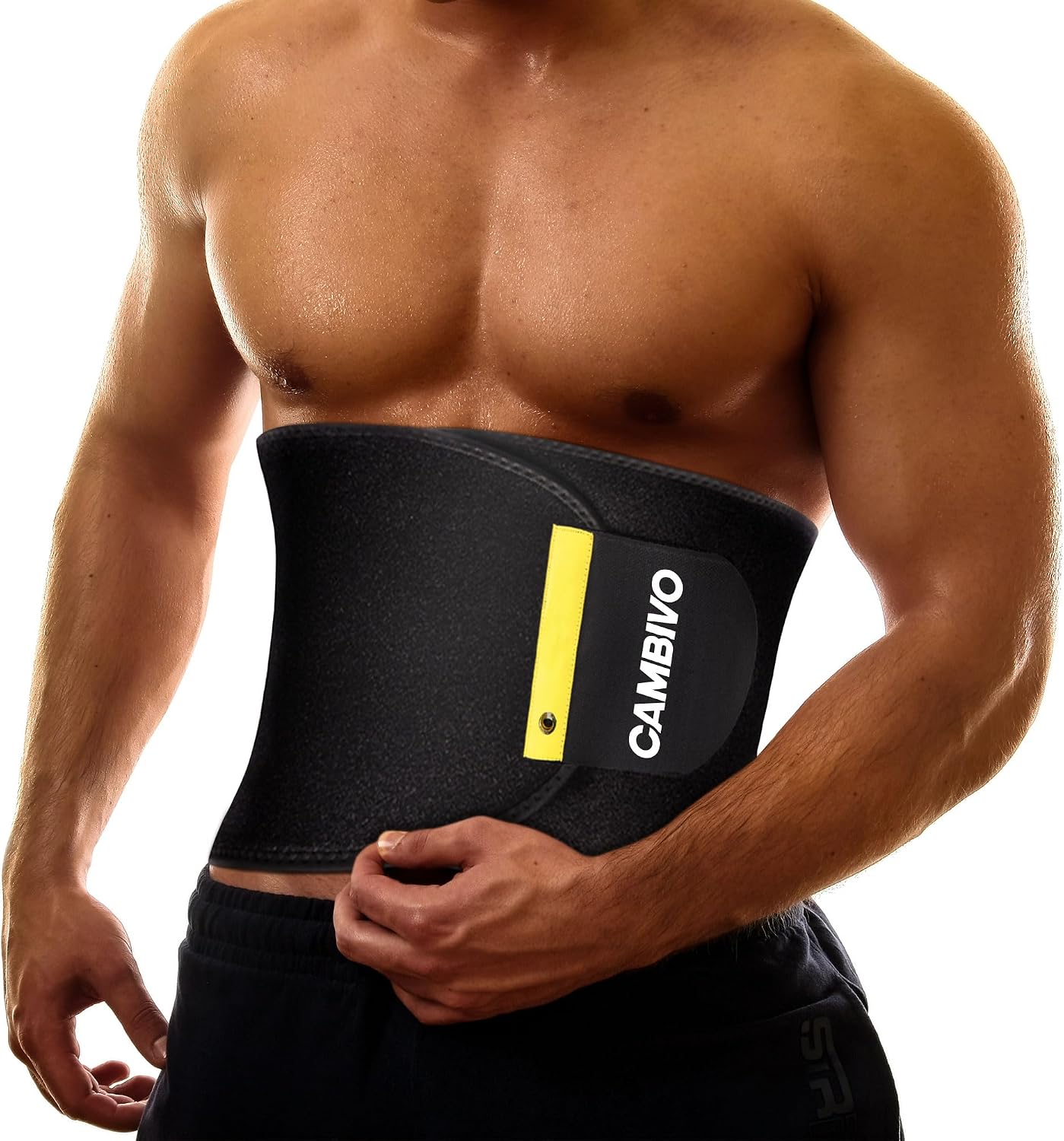 CAMBIVO Waist Trimmer Sweat Belt for Men and Women