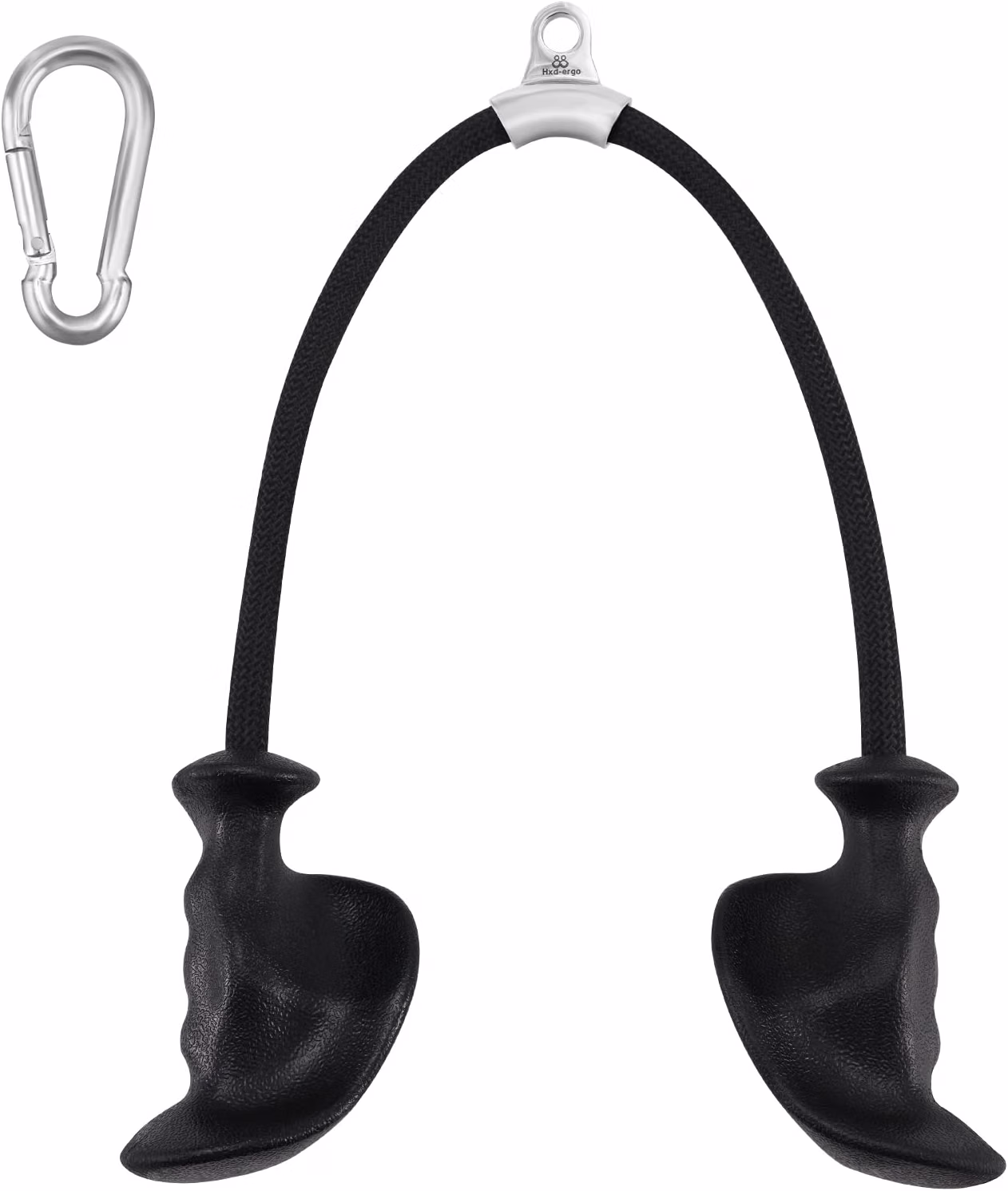 HXD-ERGO Ergonomic Tricep Rope Cable Attachment,