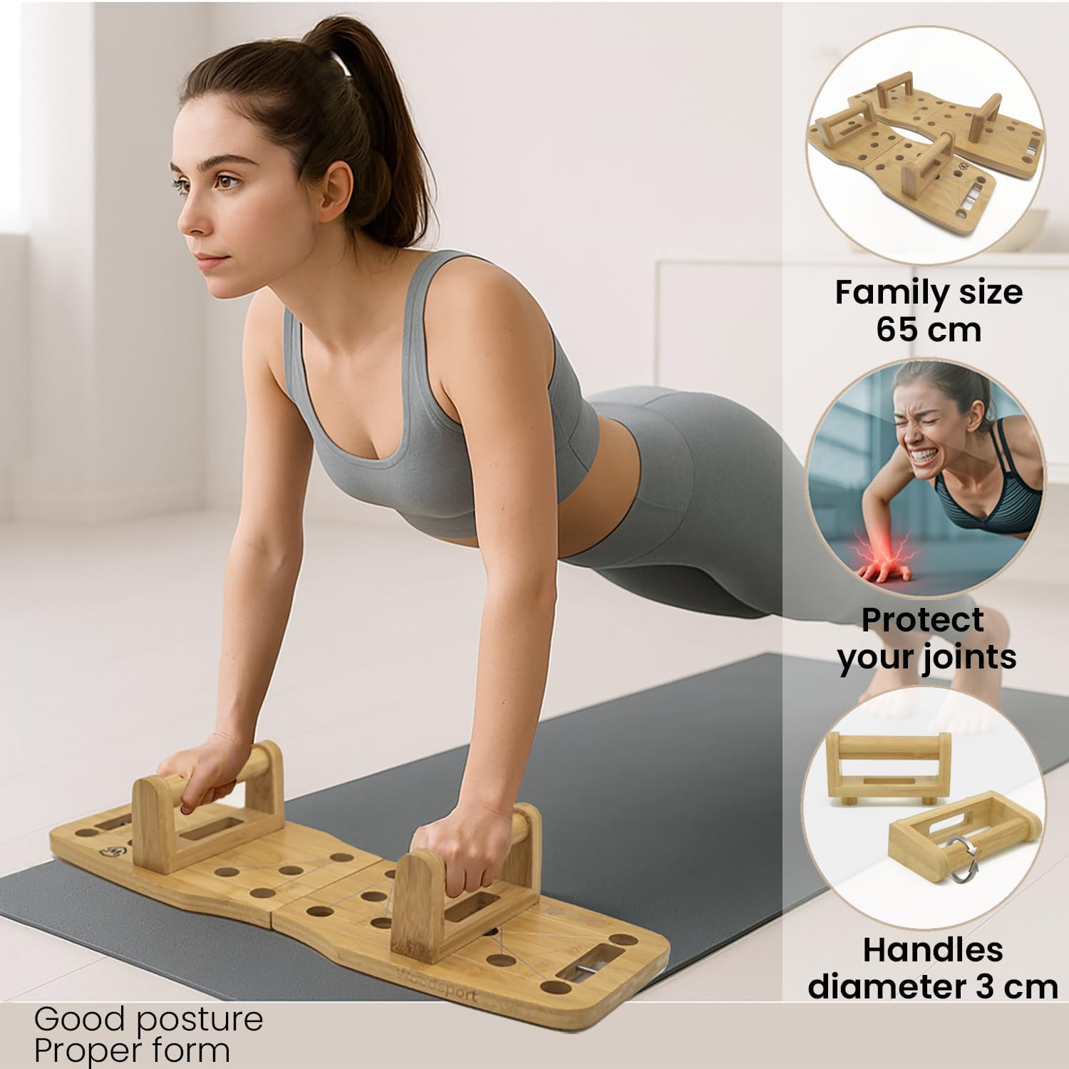 Woodsport - Push up board, Press up board