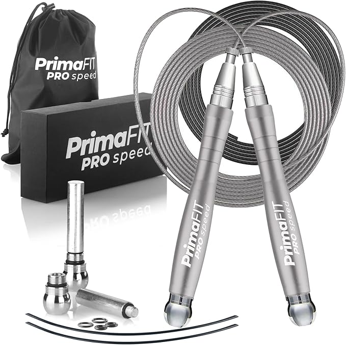 PrimaFIT Pro Speed Skipping Rope Adult Fitness