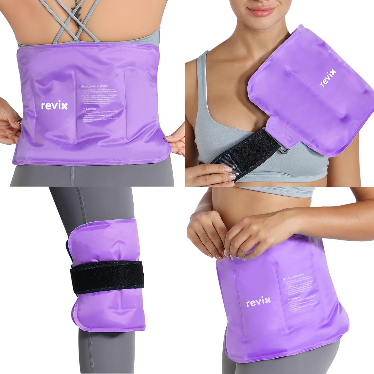 REVIX Ice Pack for Injuries Reusable Gel