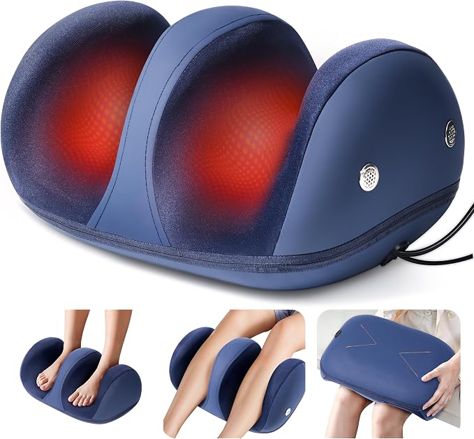 Electric Heated Foot Massager Machine