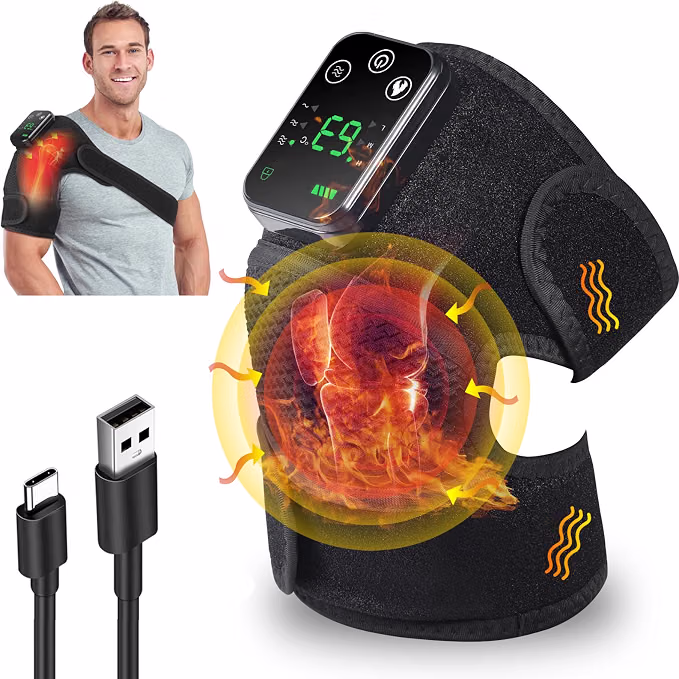 Knee Massager, Cordless Heated Knee Massager